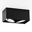 Faretto a superficie AR111 a 2 luci Brooklyn - nero