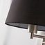 Applique Abella con paralume in cotone nero