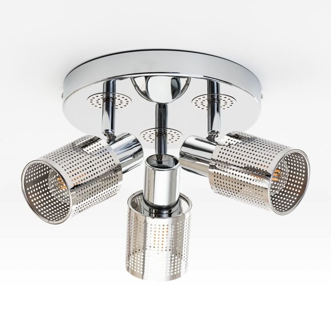 Faretto da soffitto industriale Trenton a 3 punti luce
