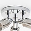 Faretto da soffitto industriale Trenton a 3 punti luce
