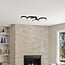 Moderna plafoniera Lynn con LED integrato, dimmerabile in 3 livelli