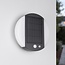 Moderna applique solare da esterno con sensore nera - Blitz