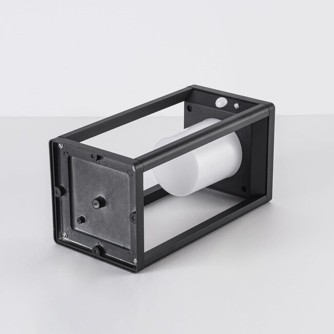 Lampada solare da terra per esterni Kiran con sensore - nero con LED integrato
