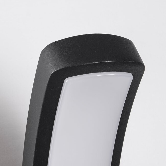 Applique da esterno moderna Jette - nero con LED integrato