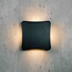 Applique da esterno quadrata Bonnie - nero con LED integrato
