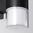 Applique da esterno rotonda a 2 luci Emmy - nero con LED integrato