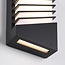 Applique da esterno Dane - nero con LED integrato