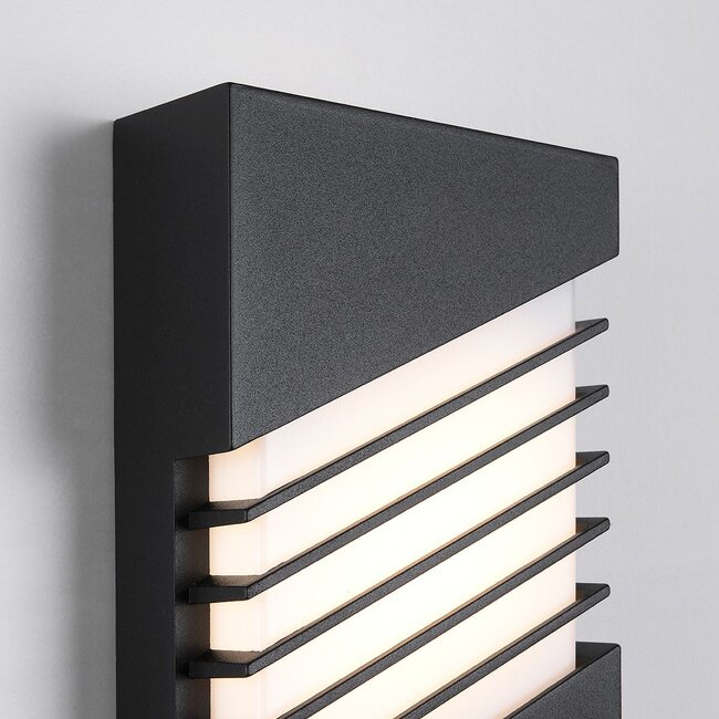 Applique da esterno Dane - nero con LED integrato