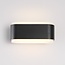 Applique da esterno di design Cale - nero con LED integrato