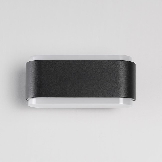 Applique da esterno di design Cale - nero con LED integrato