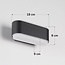 Applique da esterno di design Cale - nero con LED integrato