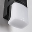 Applique da esterno regolabile Bobby - nero con LED integrato