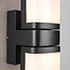 Applique da esterno regolabile Bobby - nero con LED integrato