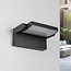 Applique da esterno regolabile Berlin - nero con LED integrato