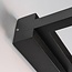 Applique da esterno di design Vince - nero con LED integrato