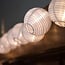 Stringa di luci a batteria con lampioncini bianchi 5 metri 20 lampadine - Paloma