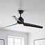Ventilatore da soffitto Akira incl. LED - nero