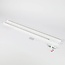 Kit base da 1,5 metri per illuminazione a binario monofase, bianco