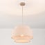 Lampada a sospensione Corra - beige con paralume in lino a strati