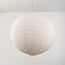 Lampada a sospensione Amare  Ø60 cm - beige con paralume rotondo in lino