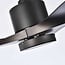 Seconda scelta: Ventilatore da soffitto Mees a 3 pale con LED nero