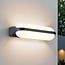 Applique da esterno cilindrica Tyler - nero con LED integrato