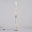 Lampada da terra Locke con struttura ritorta e LED integrato