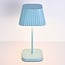 Lampada da tavolo ricaricabile Mike - blu, dimmerabile