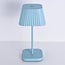 Lampada da tavolo ricaricabile Mike - blu, dimmerabile
