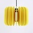 Lampada a sospensione Benthe in feltro PET giallo