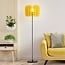 Lampada da terra Lenthe - feltro PET giallo