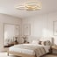 Plafoniera di design Lirina con LED integrato, dimmerabile in 3 livelli in beige sabbia