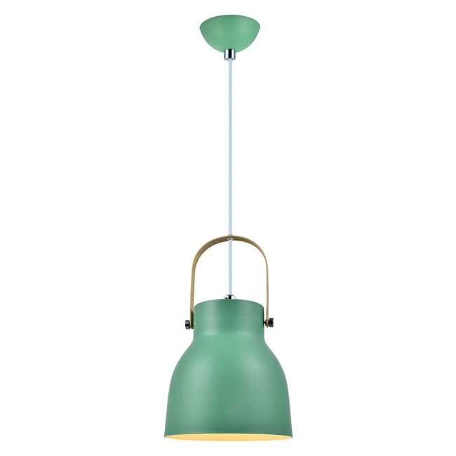 Lampada a sospensione rustica Zelena in verde