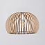 Lampada a sospensione Boho in legno Medis - rotonda