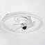 Ventilatore da soffitto Ikaros - bianco con modalità estiva e invernale e LED integrato