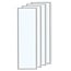 Set di 4 pannelli LED, 120x30cm, UGR<22, 24W, 6500K, 125lm/W
