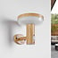 Applique solare da esterno Dimmy con sensore - effetto legno