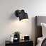 Applique inclinabile Alfie in nero