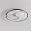Plafoniera Eclipse dimmerabile in 3 livelli LED in bianco e grigio