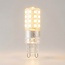 Faretto LED G9 dimmerabile trasparente 4,4 watt (2700K)
