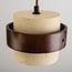 Lampada a sospensione a 3 punti luce Mavero - cemento e legno