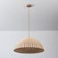 Lampada a sospensione Norinda in rattan intrecciato - naturale