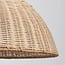 Lampada a sospensione Norinda in rattan intrecciato - naturale