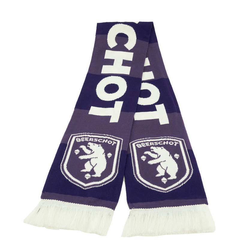 Beerschot Bar scarf dark and light purple