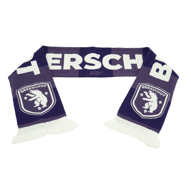 Beerschot Bar scarf dark and light purple