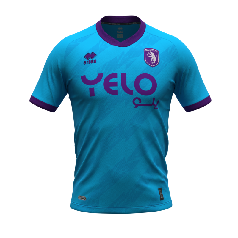 ERREA 24-25 | Beerschot | Match shirt| Game | Cyan I YELO I kids