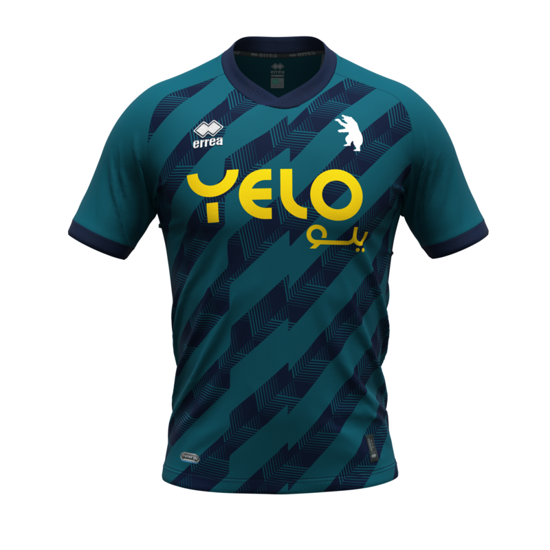 ERREA 24-25 | Beerschot | Match shirt | Game | Petrol I YELO I kids
