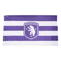 Beerschot Flag purple striped logo  90x150cm