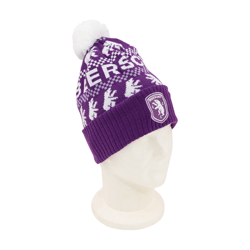 Beerschot Christmas beanie with pompom