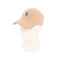 Beershot Purple bear ribbed cap